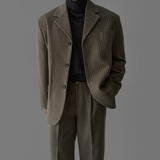 韓國 ✨ 復古直紋西裝套裝