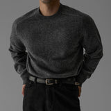 韓國 ✨ 圓領馬鞍肩針織長袖上衣