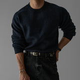 韓國 ✨ 圓領馬鞍肩針織長袖上衣