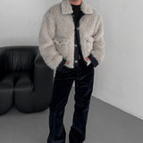 韓國 ✨ 毛毛粗花呢短身外套