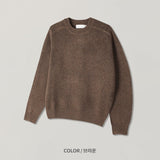 韓國 ✨ 圓領馬鞍肩針織長袖上衣