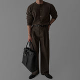 韓國 ✨ 圓領麻花針織開胸冷衫