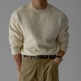 韓國 ✨ 圓領馬鞍肩針織長袖上衣