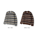 韓國 ✨ 多重混色圓領針織長袖上衣