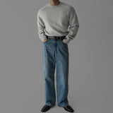 韓國 ✨ 圓領馬鞍肩針織長袖上衣