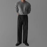 韓國 ✨ 圓領麻花針織開胸冷衫