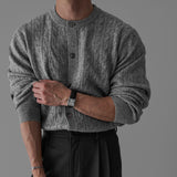 韓國 ✨ 圓領麻花針織開胸冷衫