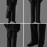 韓國 ✨ 復古直紋西裝套裝