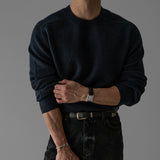 韓國 ✨ 圓領馬鞍肩針織長袖上衣