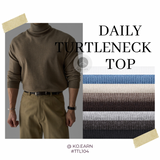 韓國 ✨ 日常百搭樽領針織長袖上衣