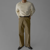 韓國 ✨ 圓領馬鞍肩針織長袖上衣