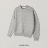 韓國 ✨ 圓領馬鞍肩針織長袖上衣