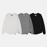 韓國 ✨ 純棉小格針織長袖上衣