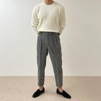 韓國 ✨ 羊毛格紋 Gurkha 長褲