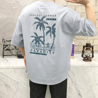 韓國 ✨ Aloha Beach 印刷短袖上衣